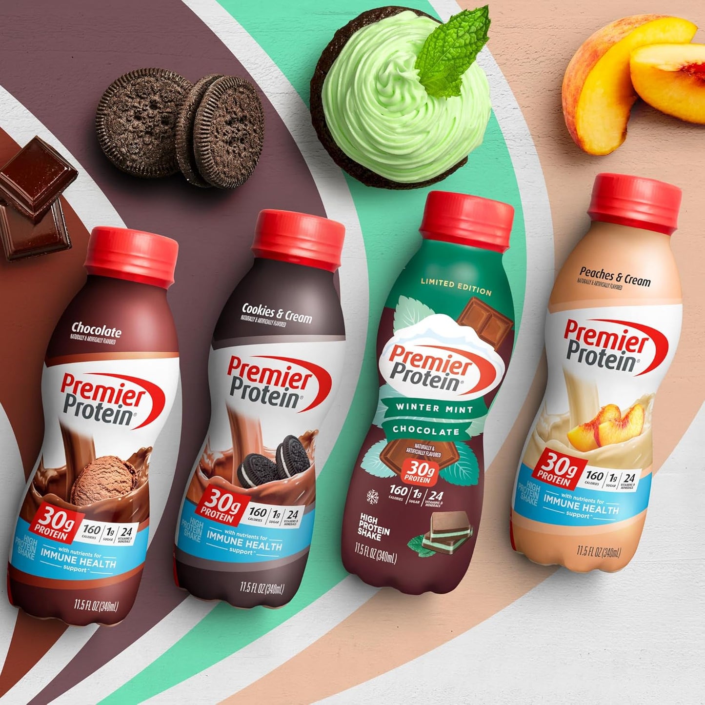 Premier Protein Shake 12-Pack - 30g Protein, 1g Sugar, 24 Vitamins & Minerals - 11.5oz Bottles - LIMITED STOCK!