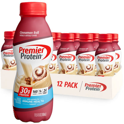 Premier Protein Shake 12-Pack - 30g Protein, 1g Sugar, 24 Vitamins & Minerals - 11.5oz Bottles - LIMITED STOCK!