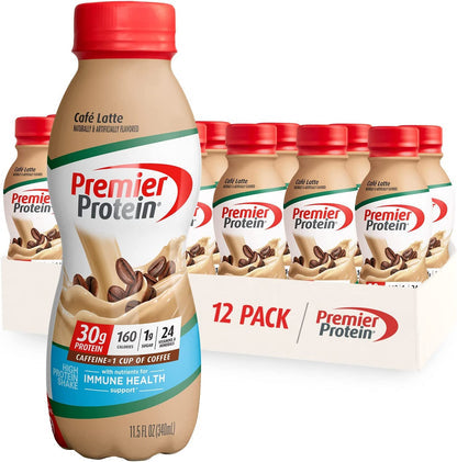 Premier Protein Shake 12-Pack - 30g Protein, 1g Sugar, 24 Vitamins & Minerals - 11.5oz Bottles - LIMITED STOCK!