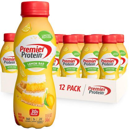 Premier Protein Shake 12-Pack - 30g Protein, 1g Sugar, 24 Vitamins & Minerals - 11.5oz Bottles - LIMITED STOCK!
