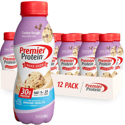 Premier Protein Shake 12-Pack - 30g Protein, 1g Sugar, 24 Vitamins & Minerals - 11.5oz Bottles - LIMITED STOCK!