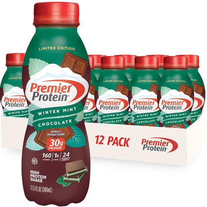 Premier Protein Shake 12-Pack - 30g Protein, 1g Sugar, 24 Vitamins & Minerals - 11.5oz Bottles - LIMITED STOCK!