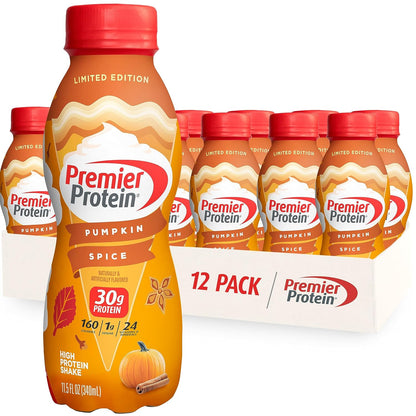 Premier Protein Shake 12-Pack - 30g Protein, 1g Sugar, 24 Vitamins & Minerals - 11.5oz Bottles - LIMITED STOCK!