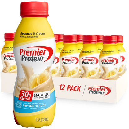 Premier Protein Shake 12-Pack - 30g Protein, 1g Sugar, 24 Vitamins & Minerals - 11.5oz Bottles - LIMITED STOCK!